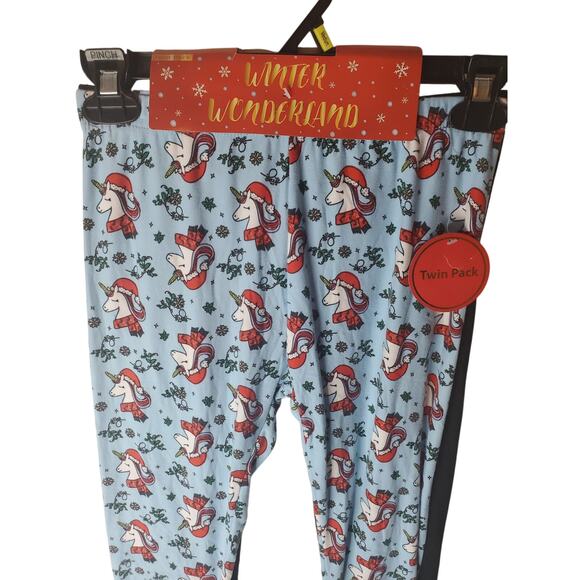 Just One Winter Wonderland Two Pack of Leggings, Women's Medium - Picture 2 of 4